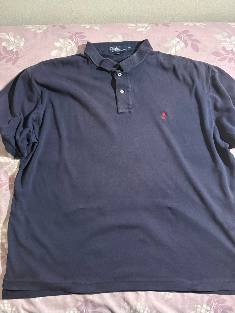 Polo by Ralph Lauren Men’s Navy Short-Sleeve Polo Shirt Size XXL